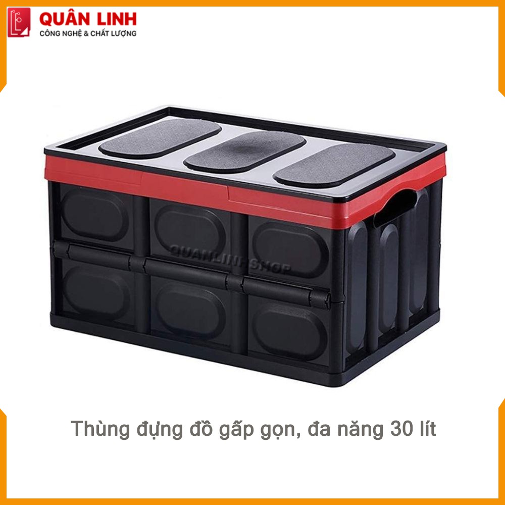 Thùng đựng đồ gấp gọn đa năng 30 lít