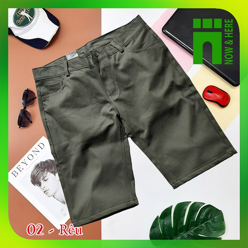 Quần short nam bigsize, quần short kaki nam cho người 70kg đến gần 100kg, chất liệu kaki co giãn | BigBuy360 - bigbuy360.vn