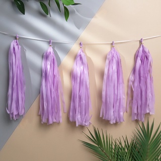 set 5 tua rua giấy lụa Trang Trí Tiệc Cưới Sinh Nhật Decor Birthday