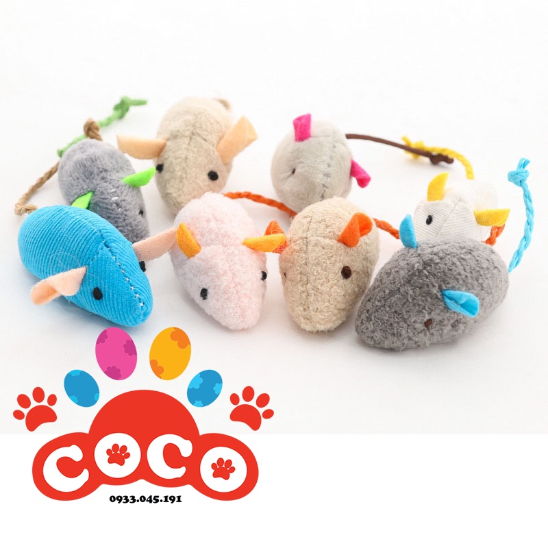 Chuột Nhồi Bông Đồ Chơi Cho Mèo Cưng