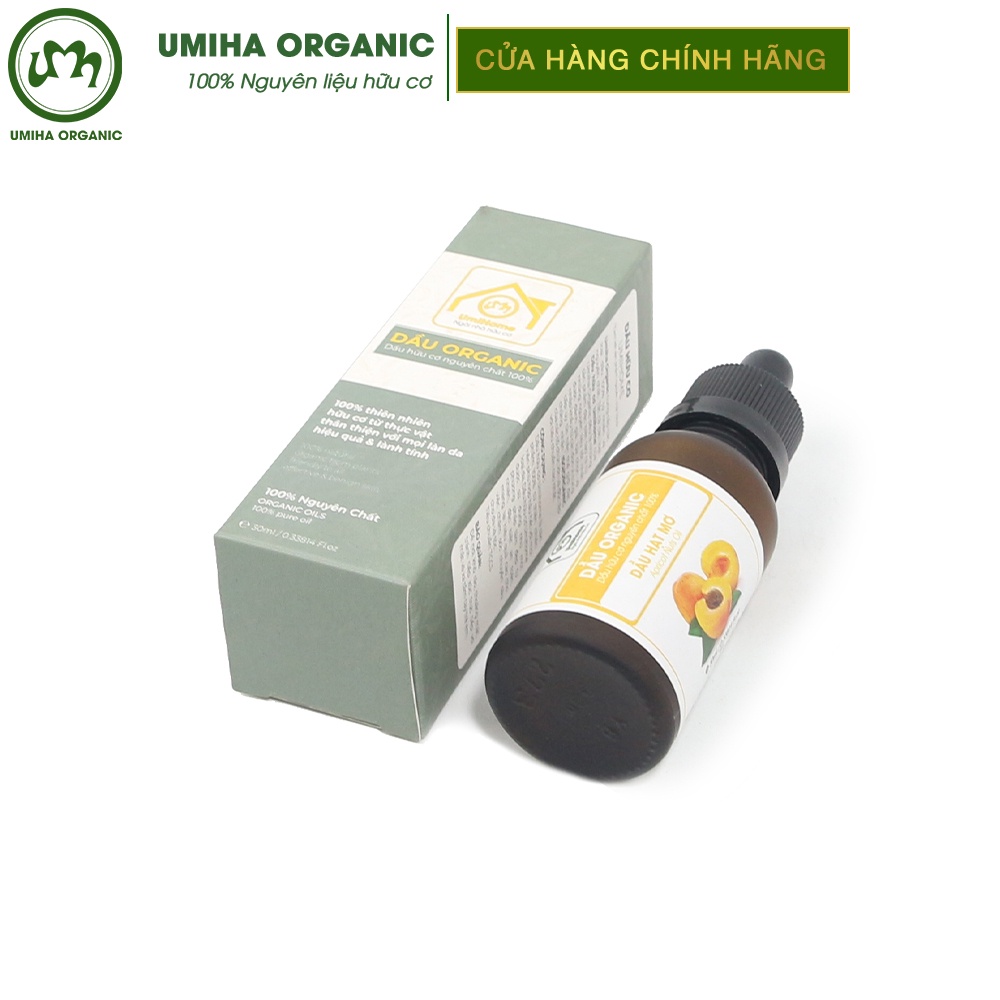 Dầu Hạt Mơ nguyên chất UMIHA hữu cơ | Apricot Kernel Oil 100% Organic 30ml