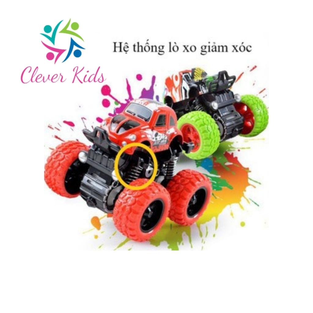 Ô tô đồ chơi cho bé chạy đà cực mạnh giảm xóc nhún xoay 360 độ Ô tô địa hình nhào lộn đẹp mắt