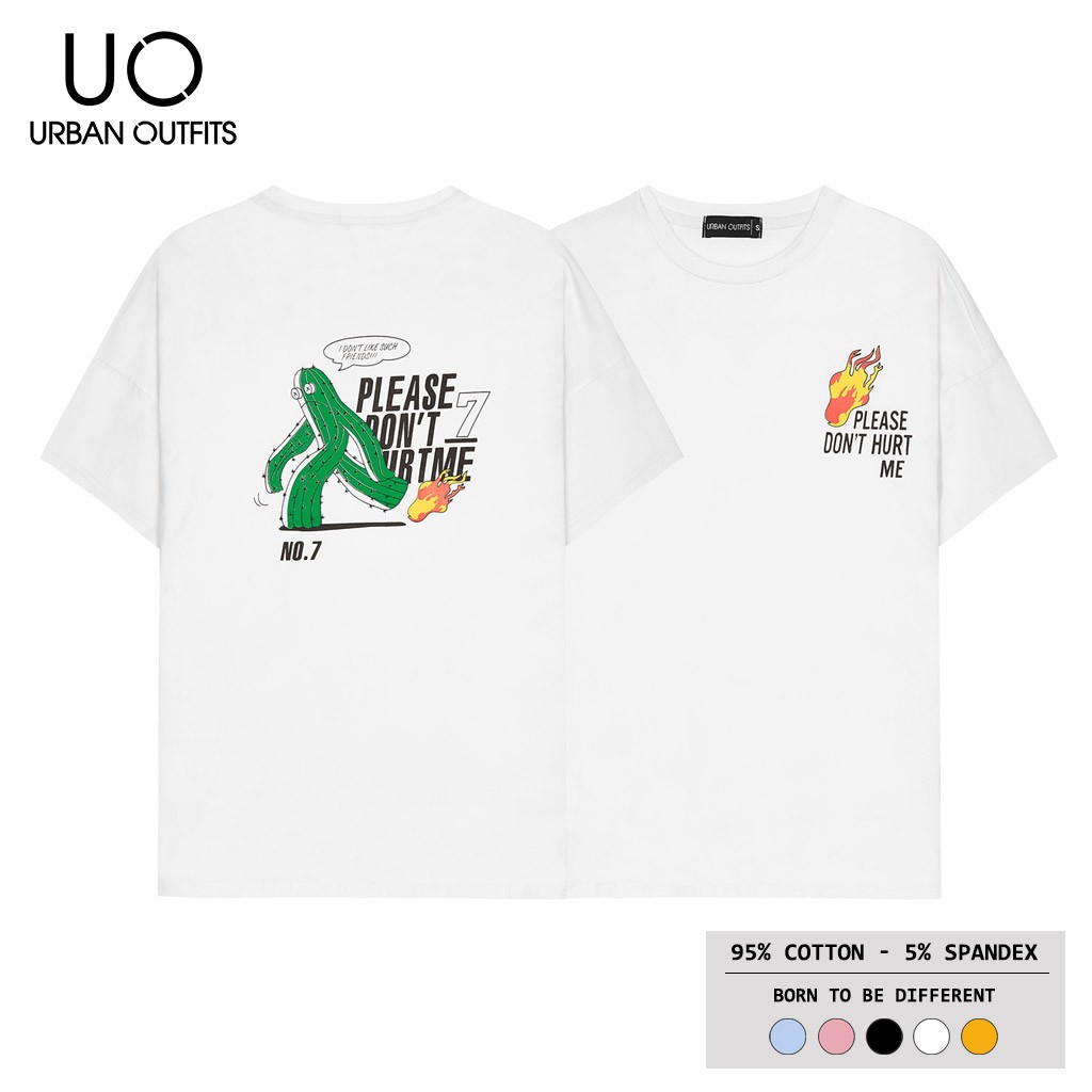 Áo Thun Tay Lỡ Nam Nữ Unisex Form Rộng URBAN OUTFITS In Xương Rồng ATO06 100 Cotton | BigBuy360 - bigbuy360.vn