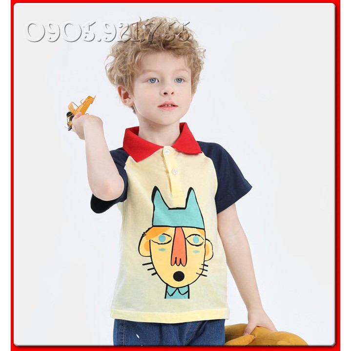 [SALE] AT5⚡Size90-130⚡Áo thun polo bé trai, hiệu Xiliba ngắn tay, cotton 100%⚡HÀNG QUẢNG CHÂU CAO CẤP - QUẦN ÁO TRẺ EM⚡ | BigBuy360 - bigbuy360.vn