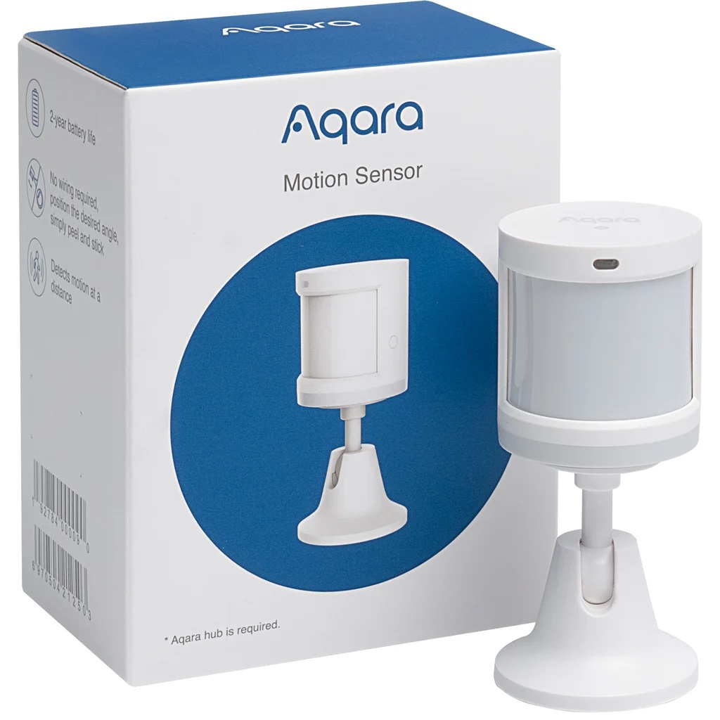Cảm biến chuyển động Aqara zigbee, tích hợp cảm biến sáng thương thích Apple HomeKit