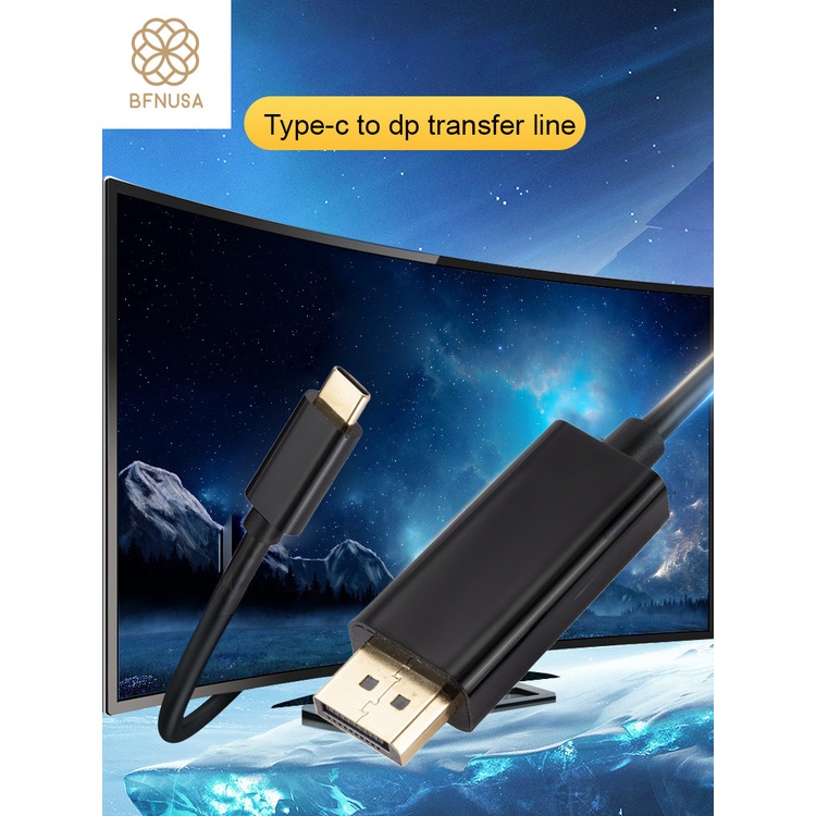 Dây Cáp Chuyển Đổi Usb 1.8m 4k Usb 3.1 Type-C Sang Dp Cho Máy Tính | BigBuy360 - bigbuy360.vn