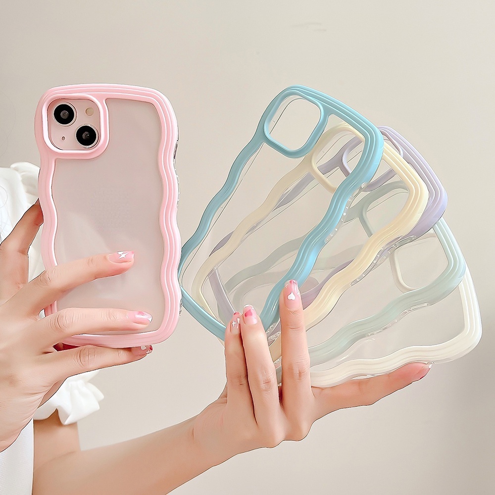 For iPhone 14 Pro Max Ốp Điện Thoại TPU Mềm Chống Sốc Kết Cấu Lượn Sóng 2 Trong 1 Cho iPhone 13 Pro Max 12 11 6 6S 7 8 Plus X XR XSMax SE