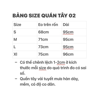 Quần tây baggy khuy bấm