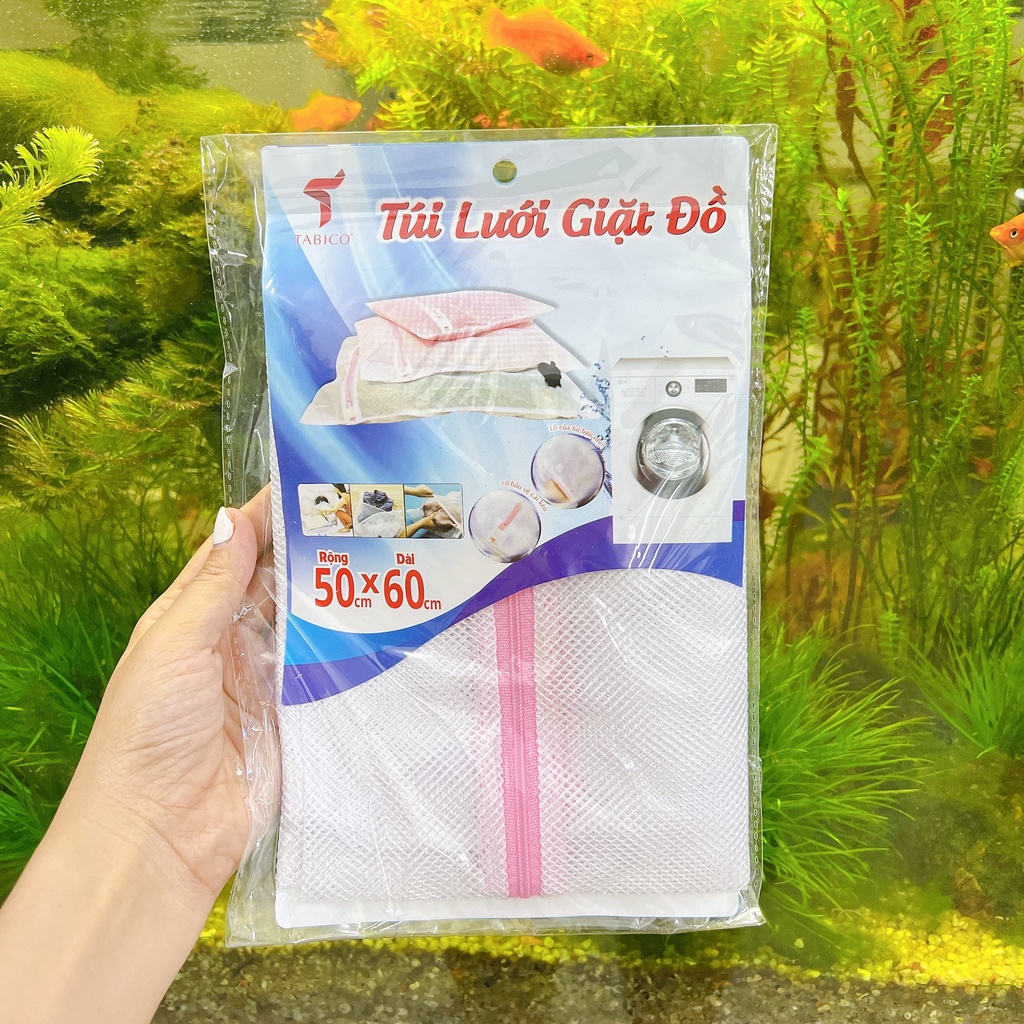 Túi Lưới Giặt Đựng Quần Áo, Đồ Lót Trong Máy Giặt Túi Lớn Size 35x50cm