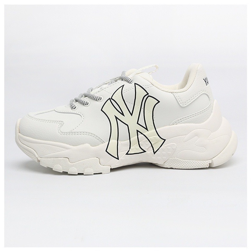 Giày MLB Ny Vàng, Giày thể thao Sneaker MLB Ny Vàng Nam Nữ Bản Chuẩn S.C full size tặng box bảo vệ và tất