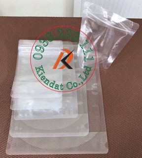 1Kg Zipper đáy đứng 2 mặt trong
