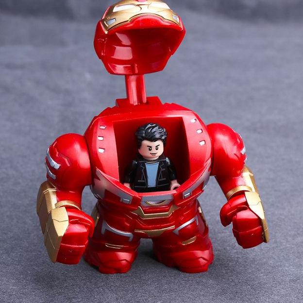 Mô Hình Đồ Chơi Lego Iron Man Hulkbuster Mark 44 + Mark 42