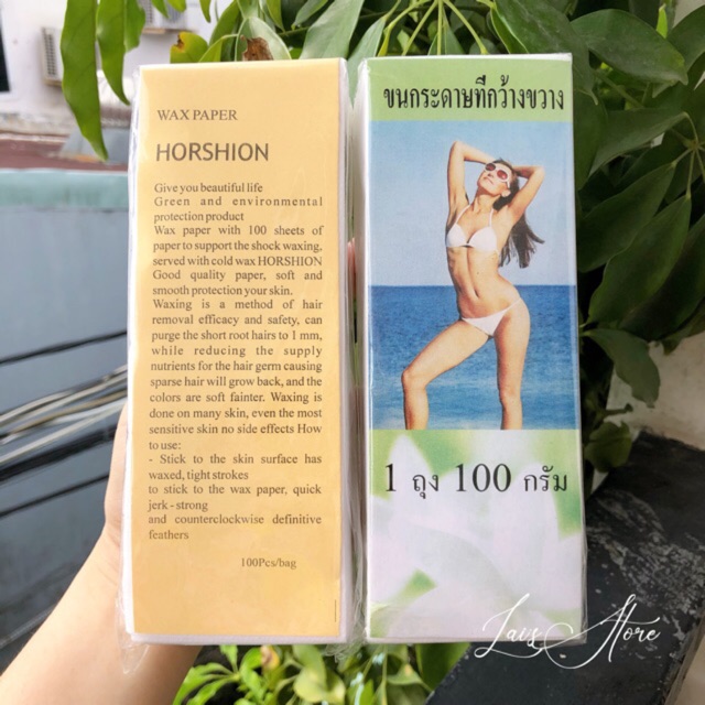 Giấy Wax lông Horshion 100 tờ