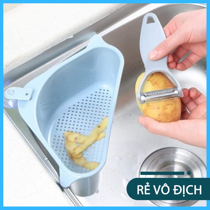 Khay Tam Giác Lọc Rác Bồn Rửa Bát Đa Năng - Khay Lọc Rác Gắn Bồn Rửa Chén