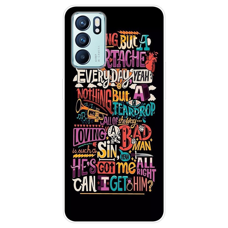Ốp điện thoại Silicone Tpu Sang Trọng Cho OPPO Reno6 Z Reno 6Z Reno6Z 5G