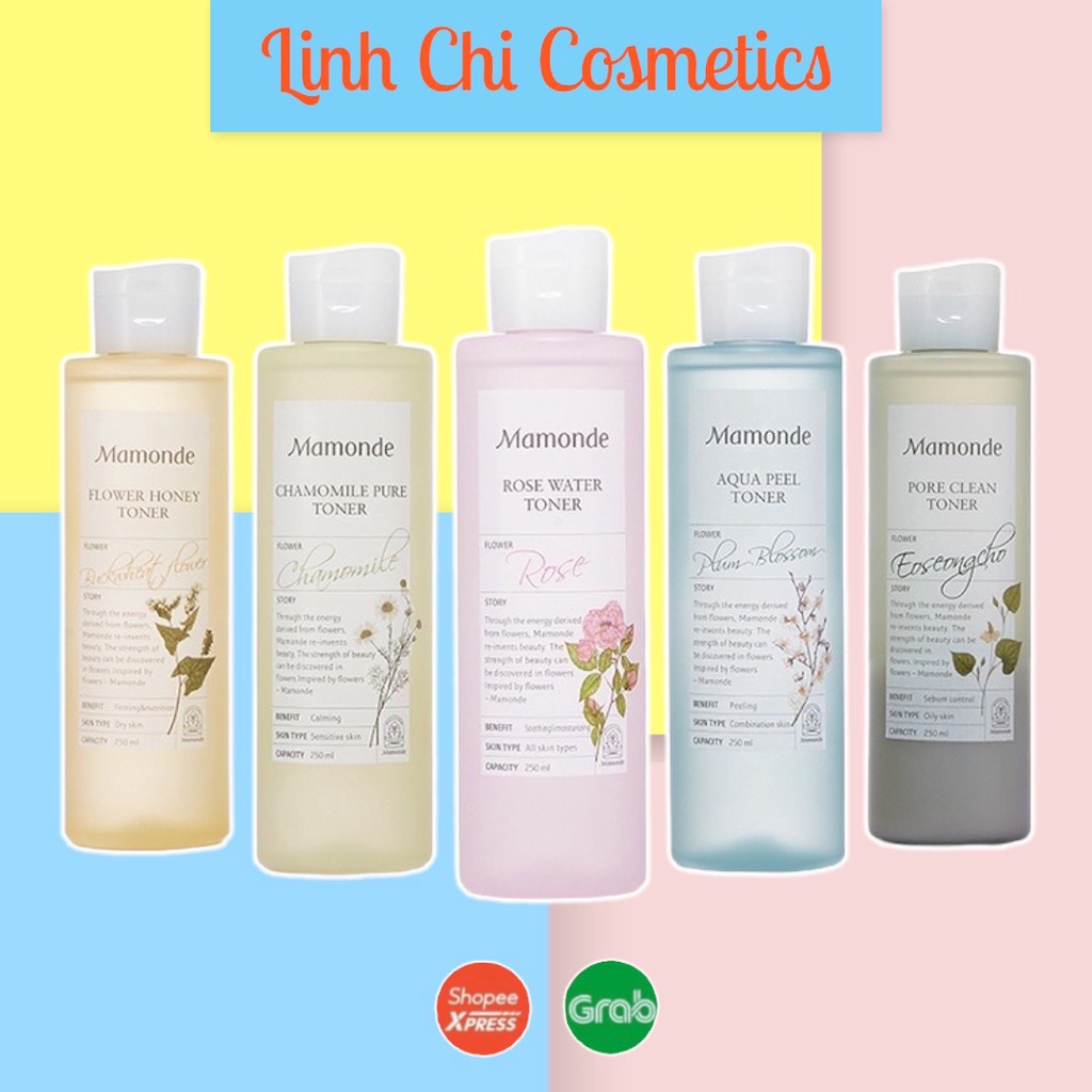 Nước Hoa Hồng Mamonde Diếp Cá Làm Sạch Dầu Nhờn Và Ngăn Ngừa Mụn 250ml