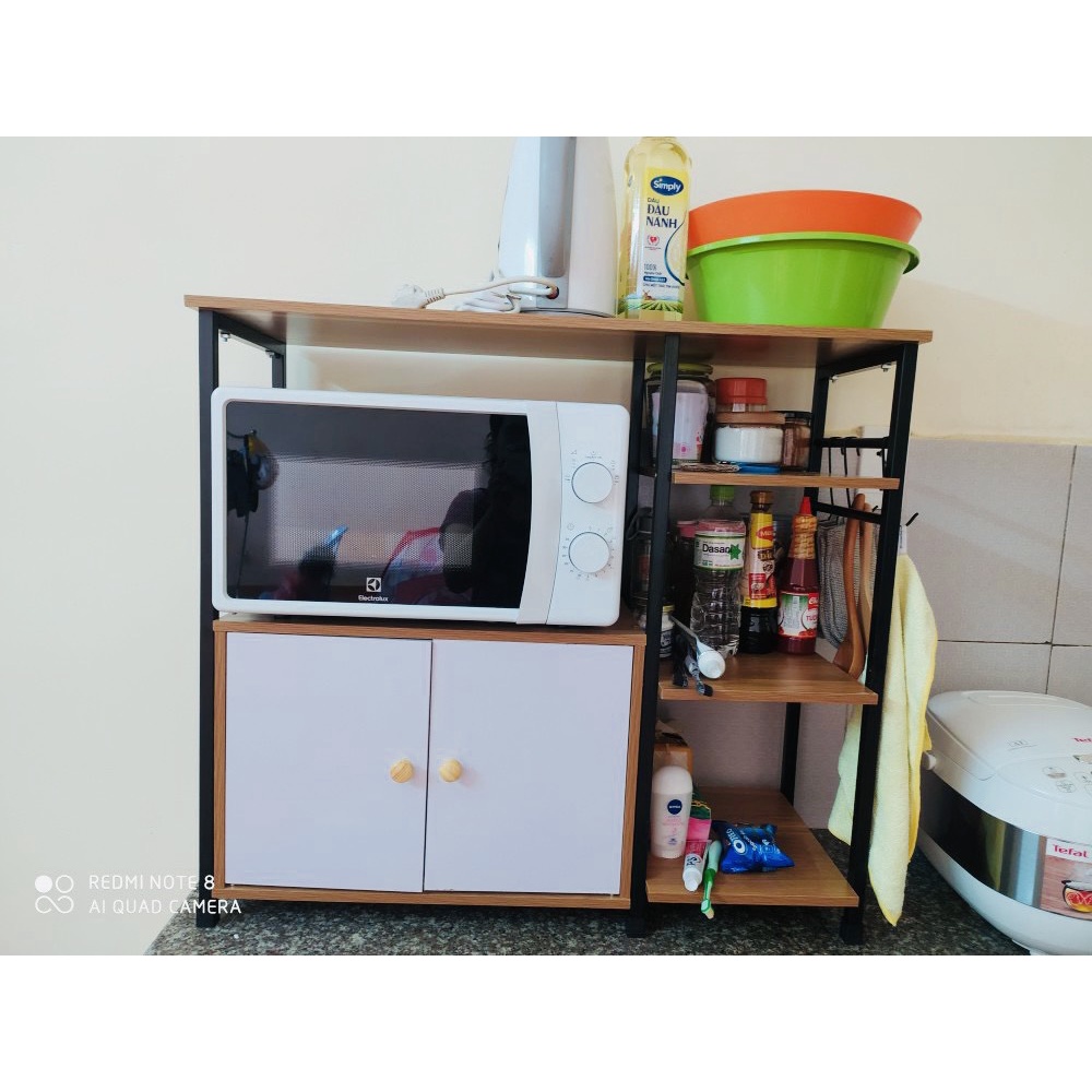 Kệ nhà bếp,để lò vi sóng,đa năng để đồ tiện ích lắp ghép Hương anh decor