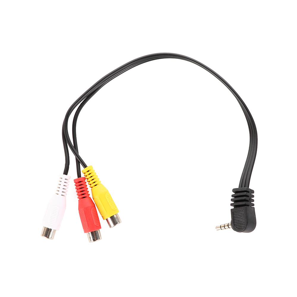 Dây Cáp Chuyển Đổi Tốc Độ Cao 3.5 mm Av 90 Độgree 3.5 mm Sang Rca 3 Rca