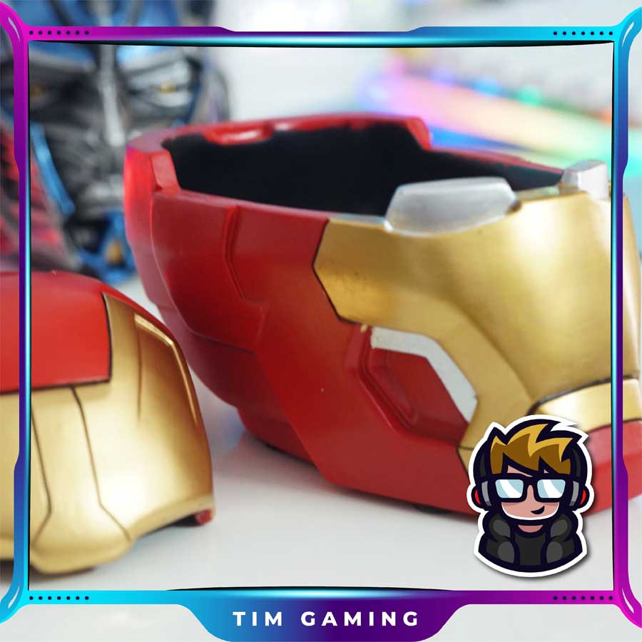 Gạt tàn mô hình nhân vật IronMan - Optimus dùng để trang trí góc Gaming