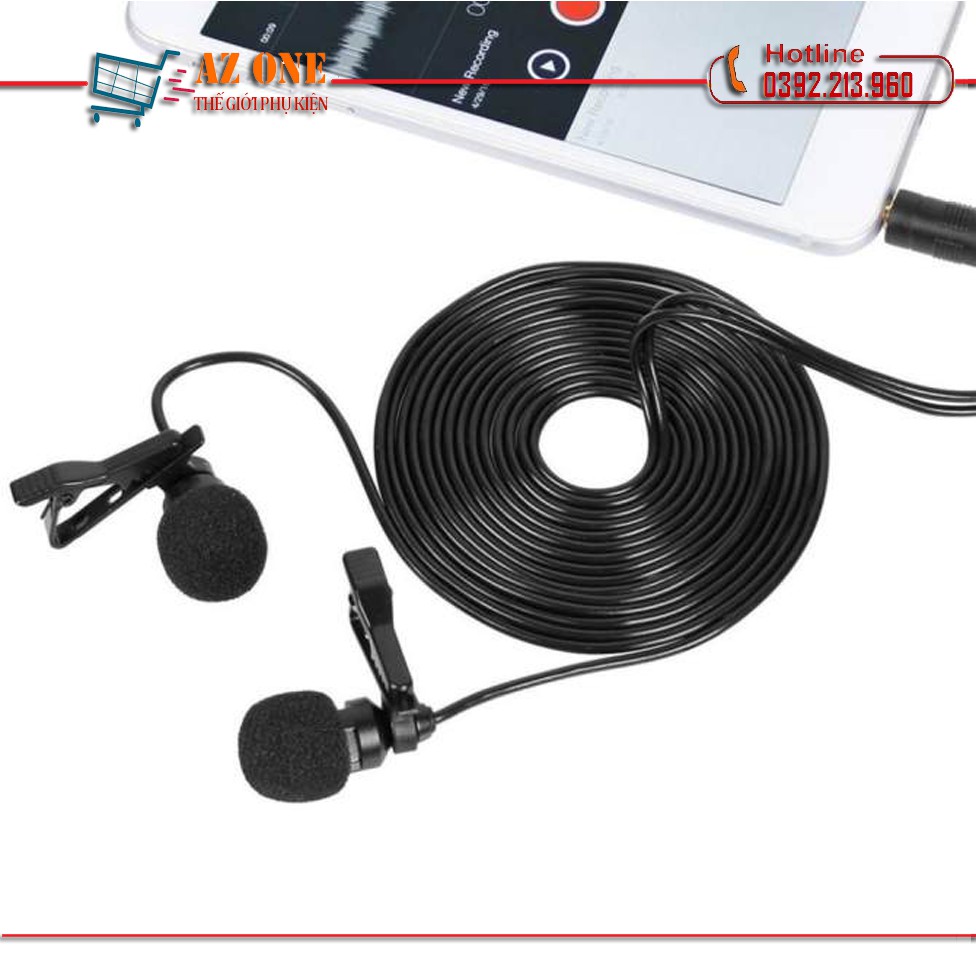 Microphone Cài Áo Lavalier Chuyên nghiệp KFW SK200 Cao Cấp