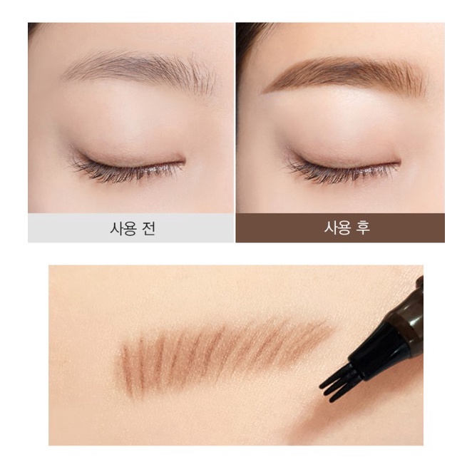 Bút kẻ chân mày phẩy sợi McQueen New York My Gyeol-fit Eyebrow Tint 0.8g