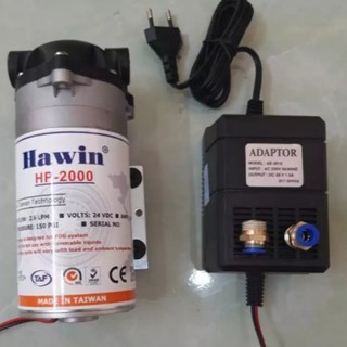 Bơm phun sương Hawin HP 2000 chính hãng - 2.6 LPM (Hỗ trợ 30 - 50 Béc)