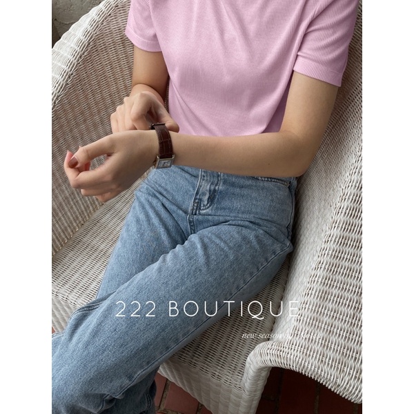 Áo phông acme 5 basic ôm gân 9T2101140325