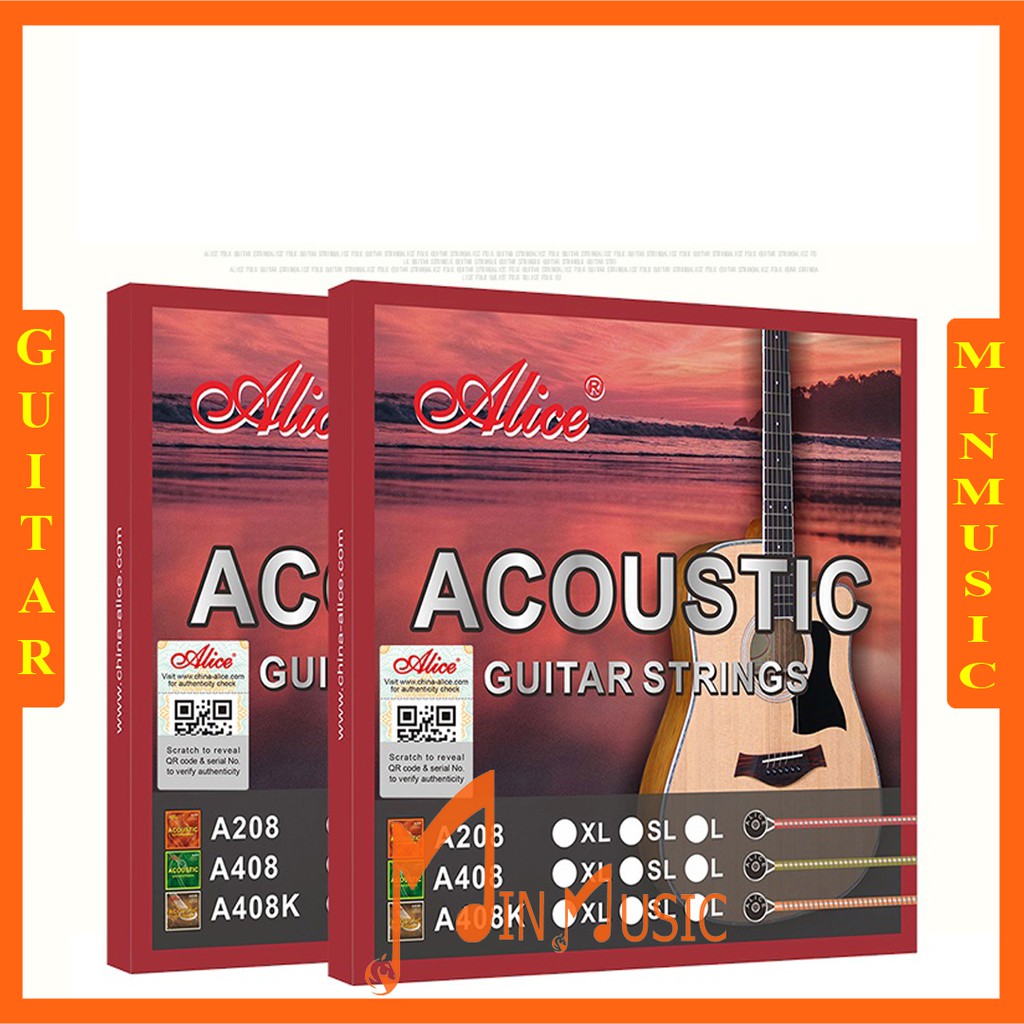 Dây Đàn Guitar Acoustic Alice A408 I Chính Hãng Alice