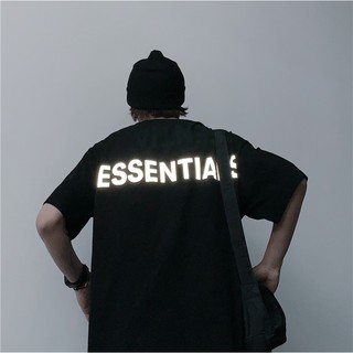 Áo thun nam nữ phản quang EST FOG tay lỡ form rộng hai màu trắng đen basic tee phông oversize local brand