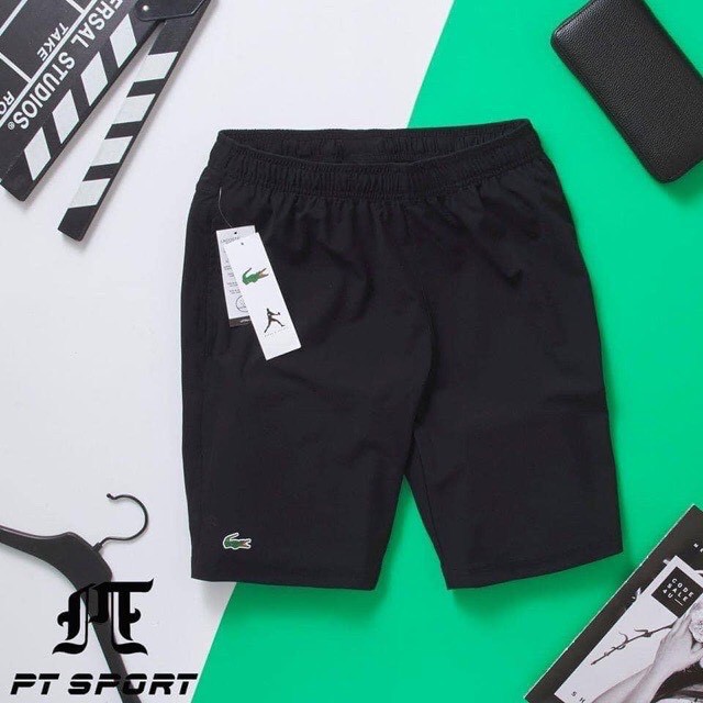 Quần đùi nam LACOSTE phong cách thể thao khỏe khoắn, chất gió mềm siêu mịn, co giãn tốt, vận động thoải mái | BigBuy360 - bigbuy360.vn