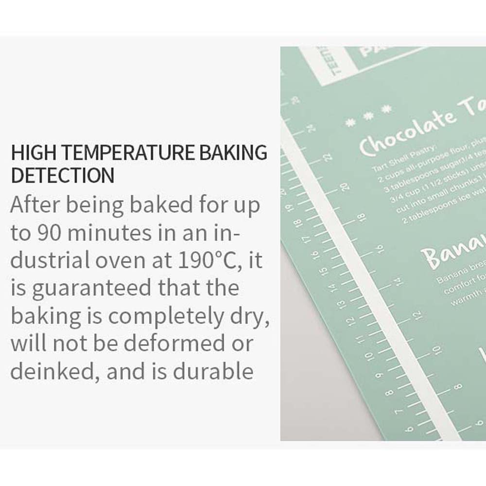 Thảm Nhào Bột Làm Bánh Bằng Silicon Dày Chống Dính Nhiều Màu Kích Thước 65x45cm