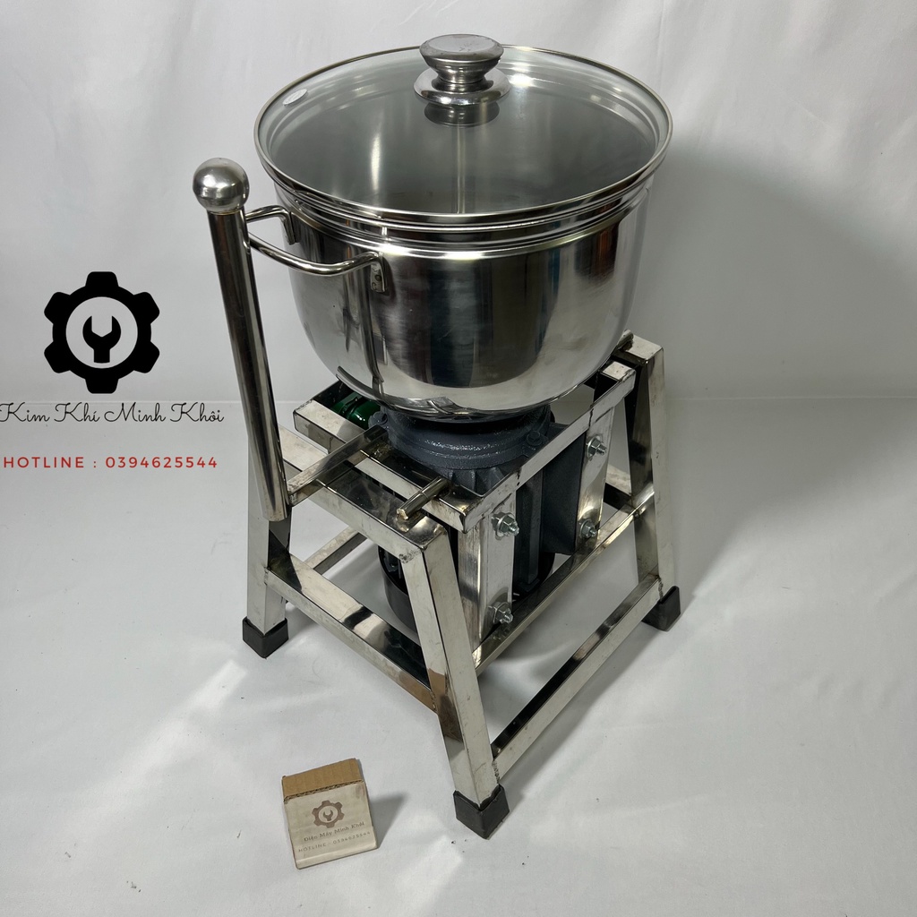 [2 KG]Máy xay giò chả, thịt công nghiệp, gia đình làm pate, xúc xích 1.5KW dao rút thả( Cam kết lõi đồng 100%)