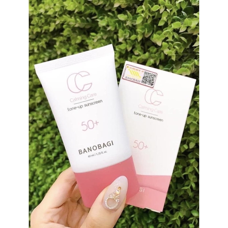 Kem chống nắng Banobagi Calming Care Tone-up Sunscreen SPF50+ PA++++ Hàn Quốc