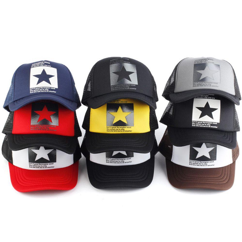 Mũ Lưỡi Trai Vải Cotton Phối Lưới Thoáng Khí Thời Trang Mùa Hè