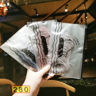 Set 100 dây buộc tóc có túi zip SC07