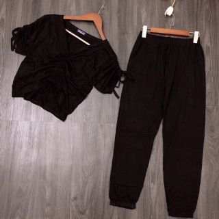 Sét bộ thể thao dây rút eo