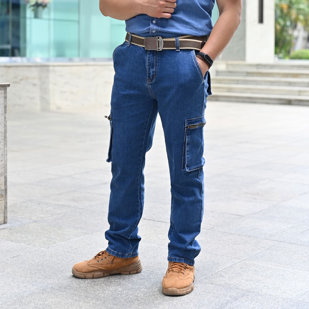 Quần Jean túi hộp Nam QJ01