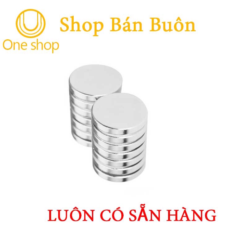 Nam Châm Đất Hiếm Tròn Không Lỗ