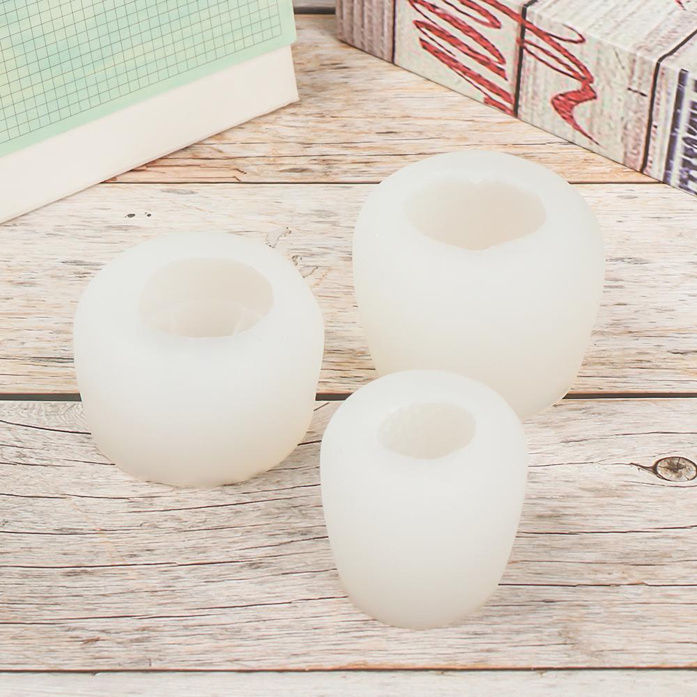 Khuôn Silicone Làm Nến / Xà Phòng Hình Trái Cây 3D