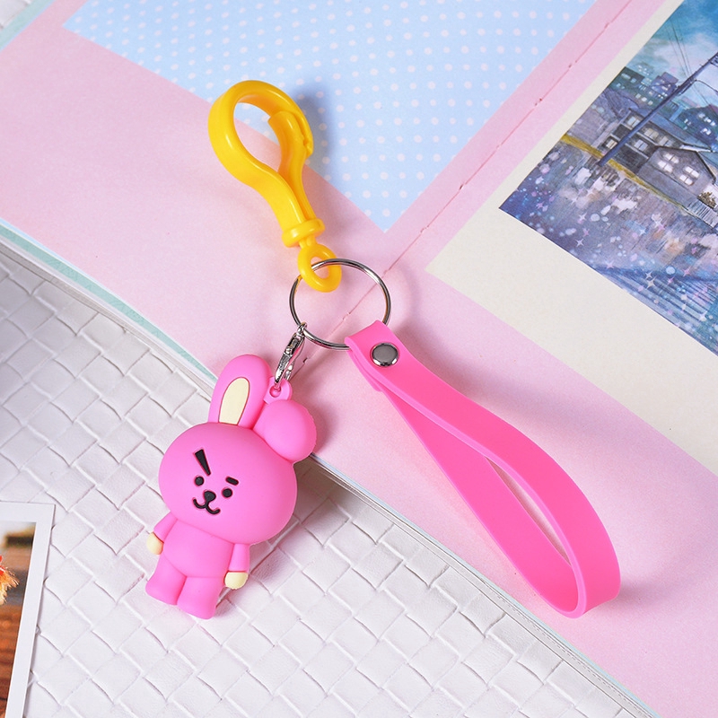 Móc khóa acrylic hình nhân vật hoạt hình BTS Bt21 đáng yêu