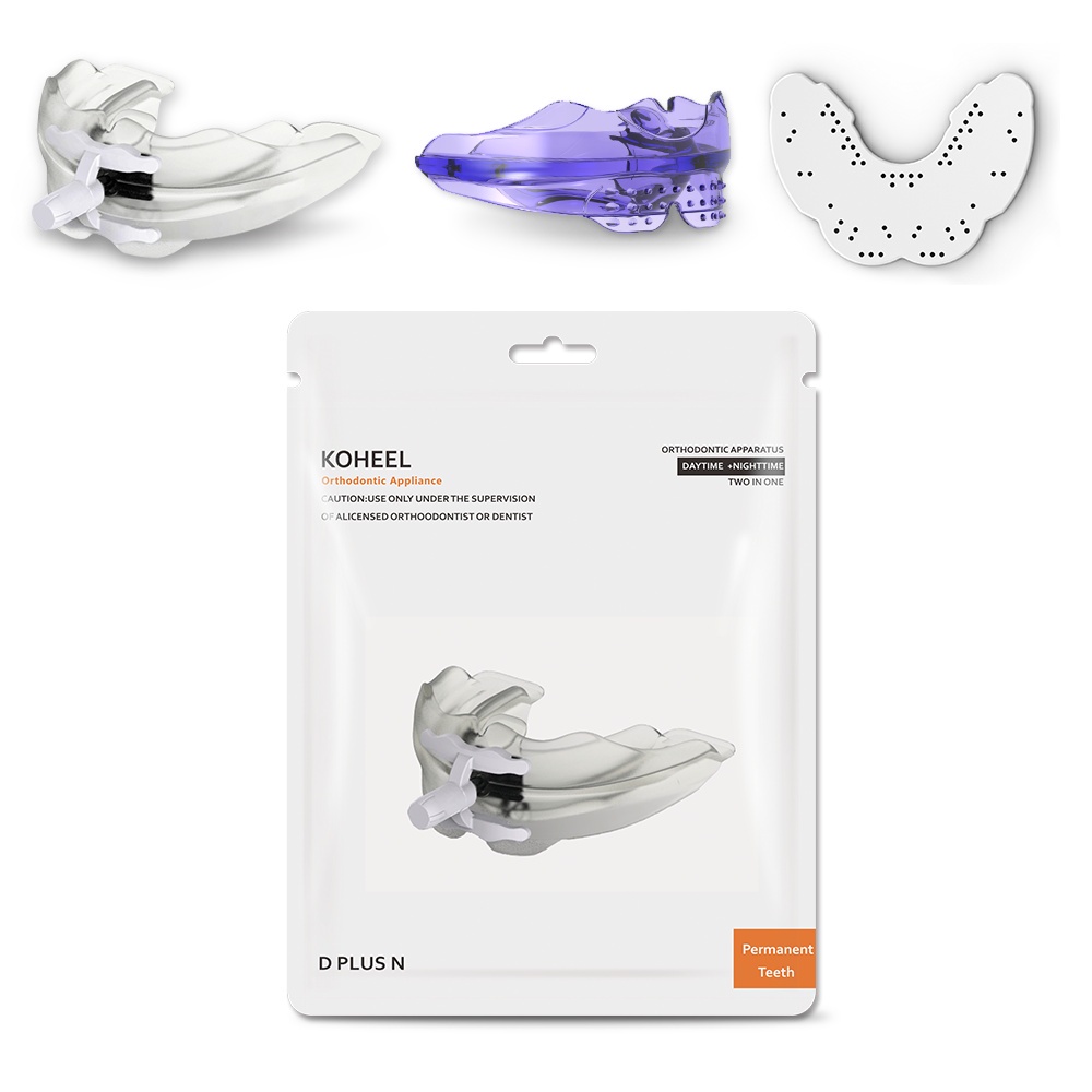 KOHEEL D PLUS N chỉnh nha BỘ niềng răng chỉnh Răng lệch lạc Giúp Chỉnh Răng Ngay TẠI NHÀ CHO NGƯỜI LỚN 3 sân khấu