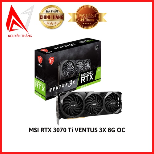 Vga card màn hình MSI RTX 3070 Ti VENTUS 3X 8G OC new chính hãng