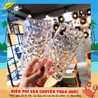 Ốp silicon kim cương 3d trong suốt iphone x 8plus 7plus 6splus 6plus 6s 6 5s 5