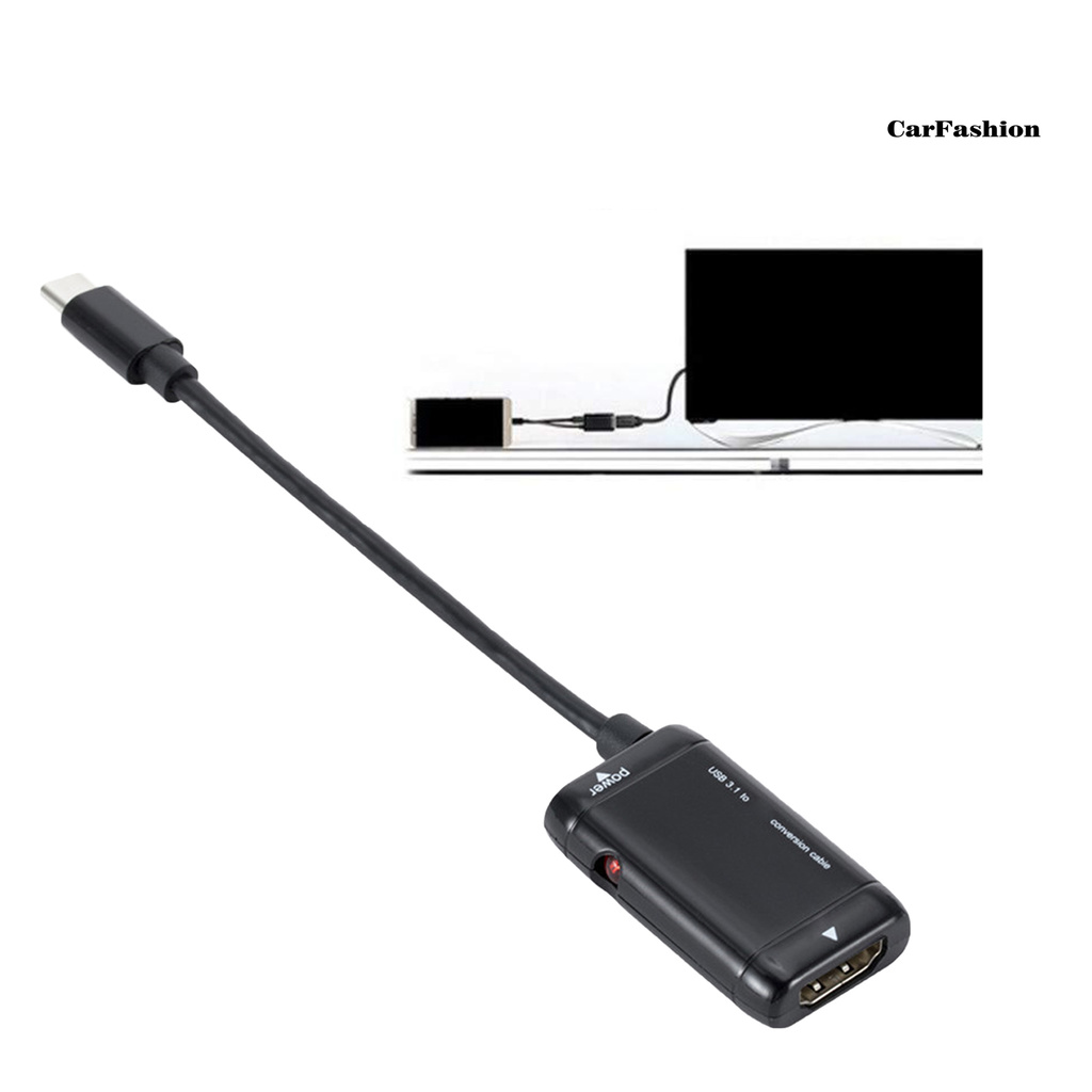 Dây Cáp Chuyển Đổi Tín Hiệu Ổn Định Từ Abs Type-C Sang Hdmi Cho Điện Thoại