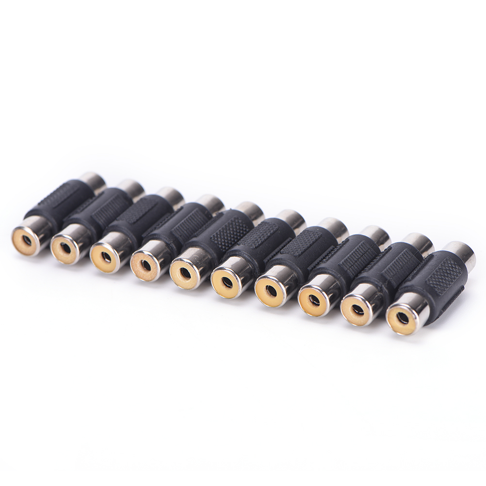 Set 10 Đầu Chuyển Đổi Âm Thanh Video Rca Female Sang Female | BigBuy360 - bigbuy360.vn