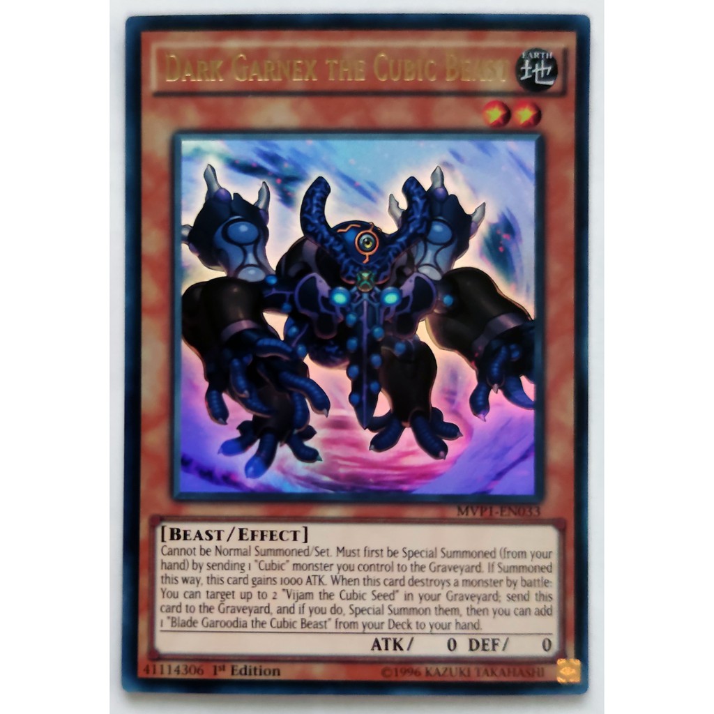 [Thẻ Yugioh] Dark Garnex the Cubic Beast |EN+JP| Ultra Rare / Super Parallel Rare (Duel Monsters)