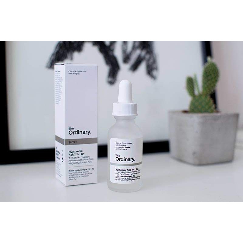 Serum cấp nước phục hồi da The ordinary Hyaluronic acid 2% +B5