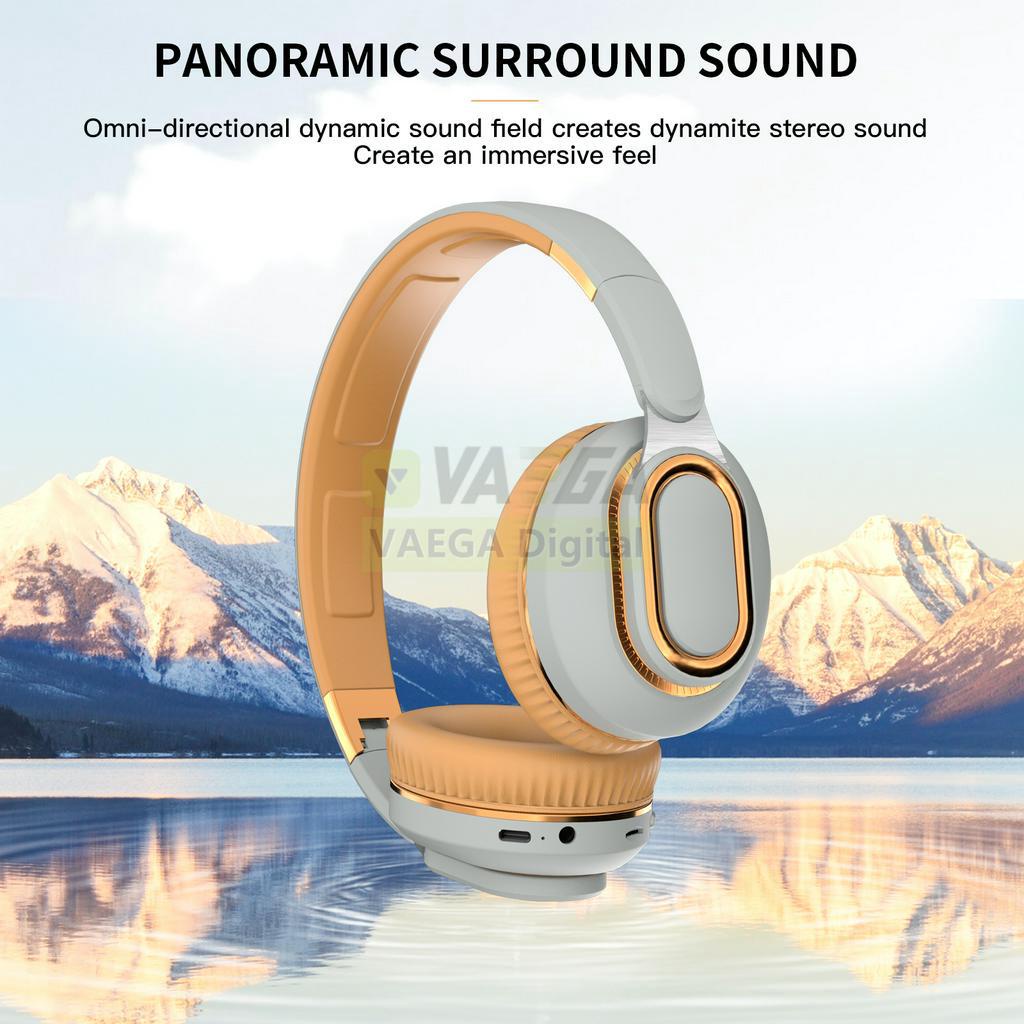 Tai Nghe Bluetooth Không Dây H7 Phong Cách Mới Có Thể Gấp Gọn Kèm Mic Loại c