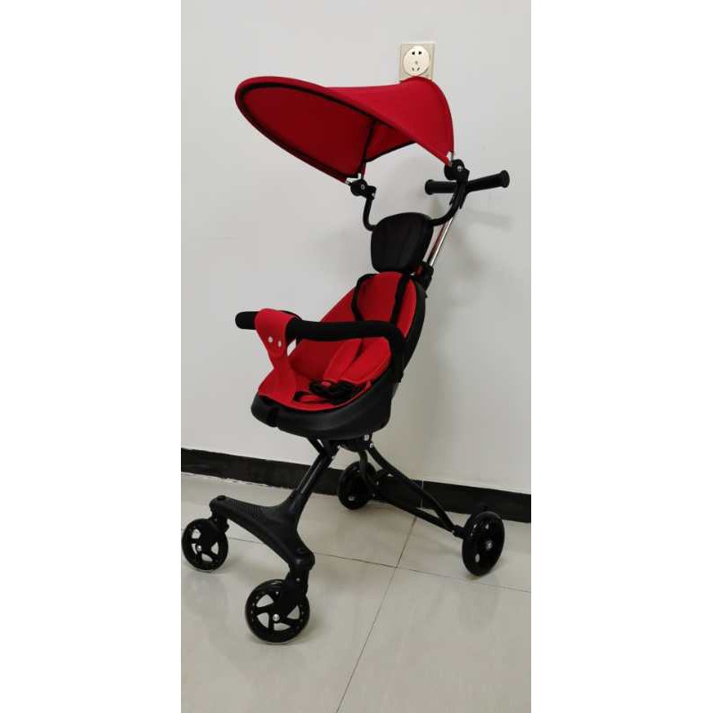 xe đẩy gấp gọn cho bé có mái che