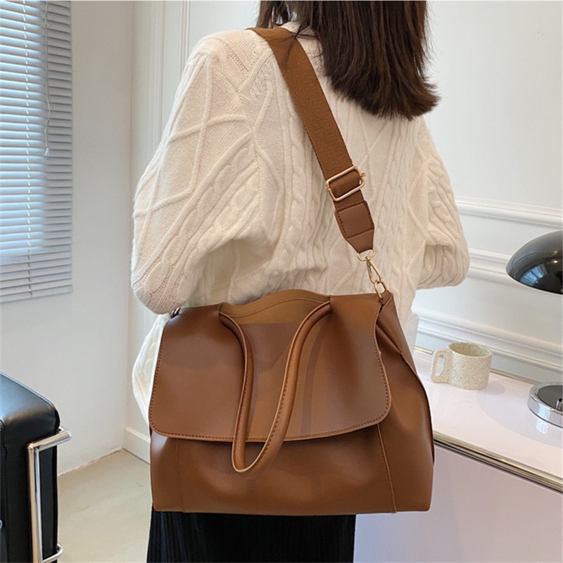 Túi Xách Nữ Rộng Túi To Hàng Có Sẵn Giao Nhanh Kích thước:32x12x22cm (để vừa A4) Da PU (Hình Thật Có Chụp Bên Trong)